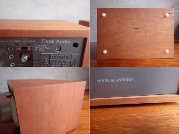 チボリオーディオ Tivoli Audio MODEL TWO + SUBWOOFER テーブルラジオスピーカー ラジオ ヘンリー・クロス Henry Kloss Hi-Fiオーディオ 名機 ♪