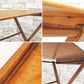 ビンテージスタイル フォールディングミニテーブル サイドテーブル 古家具 ●