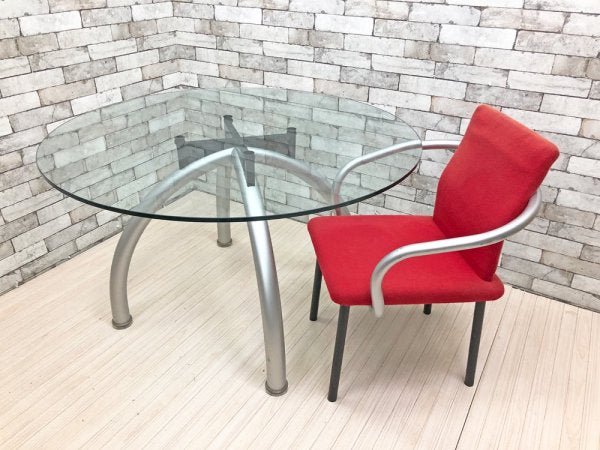 ノール Knoll スパイダーテーブル Spider Dining Table エットーレ・ソットサス ポストモダン イタリア  ●