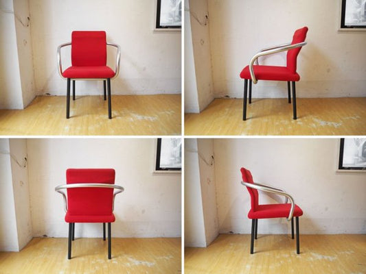 ノル Knoll ノール マンダリンチェア mandarin chair ダイニングチェア エットーレ・ソットサス ポストモダン イタリア 定価 ￥93,500- ★