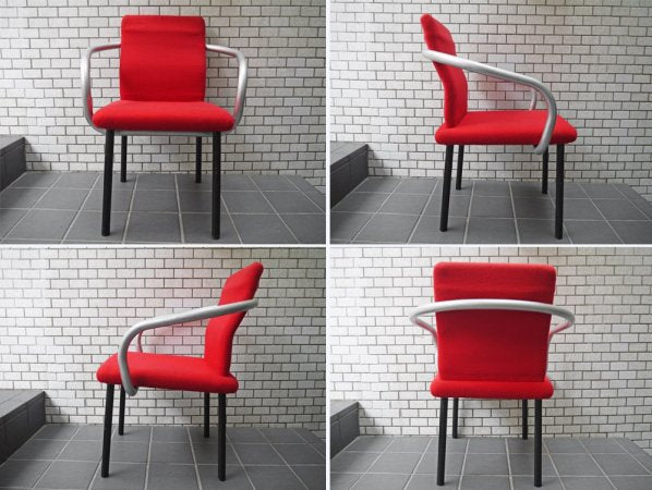 ノル Knoll ノール マンダリンチェア mandarin chair ダイニングチェア エットーレ・ソットサス ポストモダン イタリア 定価 ￥93,500- ■