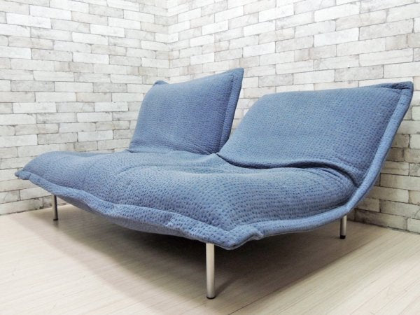 リーンロゼ ligneroset カラン CALIN 2人掛けソファ タイプ? カバーリング ファブリックシート 無段階リクライニング スチールレッグ パスカル・ムールグ ●