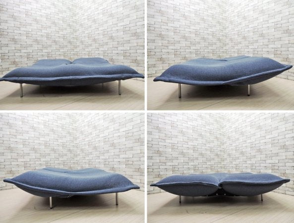 リーンロゼ ligneroset カラン CALIN 2人掛けソファ タイプ? カバーリング ファブリックシート 無段階リクライニング スチールレッグ パスカル・ムールグ ●