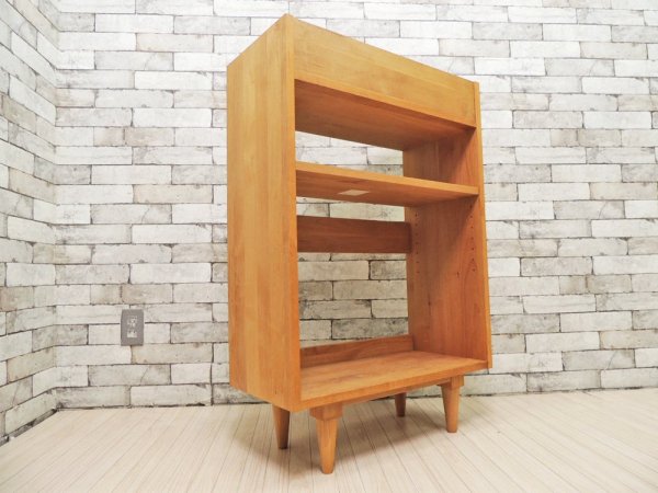 モモナチュラル MOMO natural コモシェルフ COMO SHELF S アルダー材 ナチュラル ●