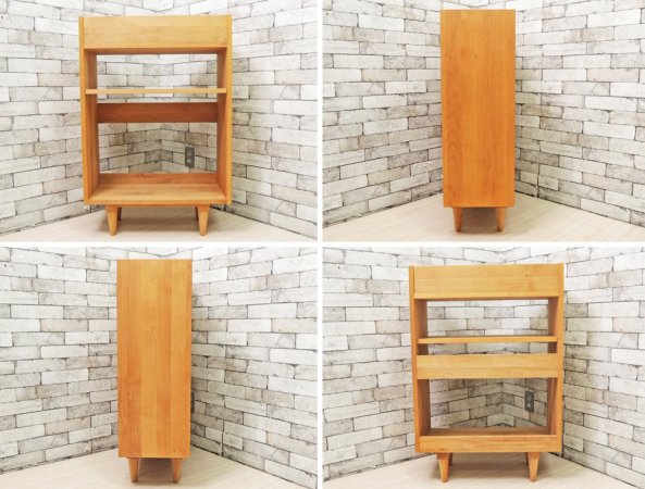 モモナチュラル MOMO natural コモシェルフ COMO SHELF S アルダー材 ナチュラル ●