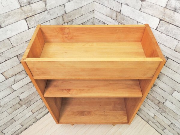 モモナチュラル MOMO natural コモシェルフ COMO SHELF S アルダー材 ナチュラル ●