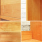 モモナチュラル MOMO natural コモシェルフ COMO SHELF S アルダー材 ナチュラル ●