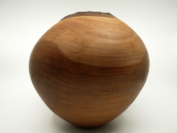 盛永省治 Shoji.M ウッドベース WOOD VASE 木の器 山桜 現代作家 ●