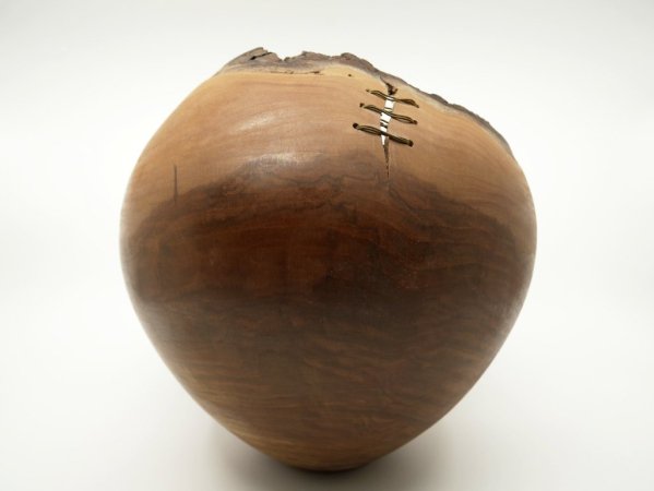 盛永省治 Shoji.M ウッドベース WOOD VASE 木の器 山桜 現代作家 ●