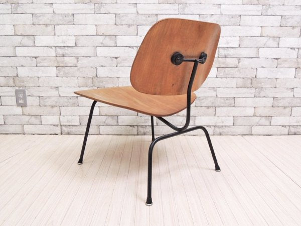 ハーマンミラー HermanMiller イームズ Eames LCM 50s プライウッド ダイニングチェア ウォールナット材 ミッドセンチュリー ●