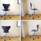 フリッツハンセン Fritz Hansen セブンチェア 昇降＆キャスターベース 80's ビンテージ アルネ・ヤコブセン デンマーク リペイント ★