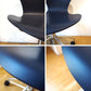 フリッツハンセン Fritz Hansen セブンチェア 昇降＆キャスターベース 80's ビンテージ アルネ・ヤコブセン デンマーク リペイント ★