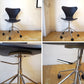 フリッツハンセン Fritz Hansen セブンチェア 昇降＆キャスターベース 80's ビンテージ アルネ・ヤコブセン デンマーク リペイント ★