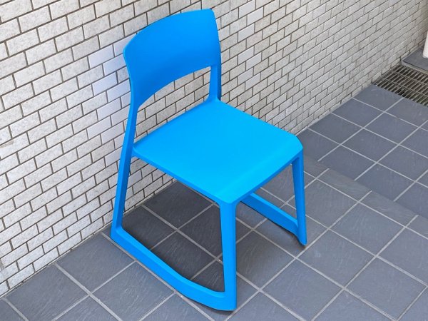 ヴィトラ Vitra ティプトン Tipton スタッキングチェア チルト機能 ロッキングチェア グレイシャーブルー A ■