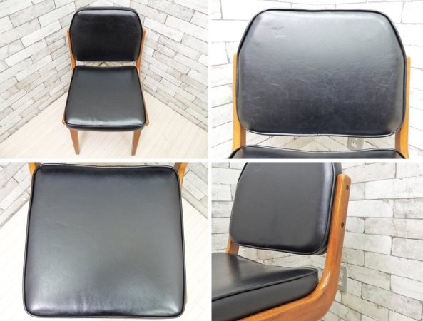 アクメファニチャー ACME Furniture シエラチェア SIERRA CHAIR ダイニングチェア ビニールレザーシート ブラック アメリカンビンテージスタイル ●