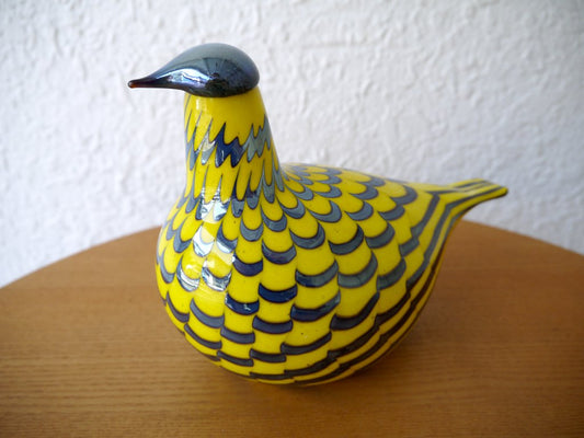 イッタラ バード iittala Bird イエロー グロース Yellow Grouse 2013 Keltariekko オイバ・トイッカ Oiva Toikka フィンランド製 ◇