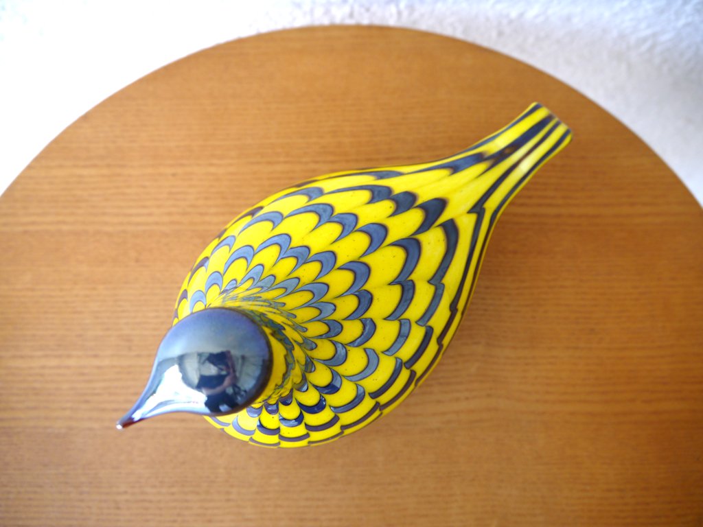 イッタラ バード iittala Bird イエロー グロース Yellow Grouse 2013 Keltariekko オイバ・トイッカ Oiva Toikka フィンランド製 ◇