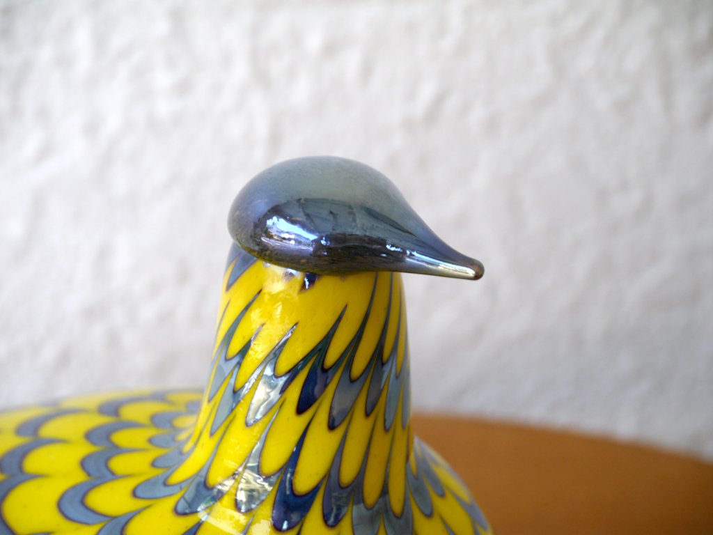 イッタラ バード iittala Bird イエロー グロース Yellow Grouse 2013 Keltariekko オイバ・トイッカ Oiva Toikka フィンランド製 ◇