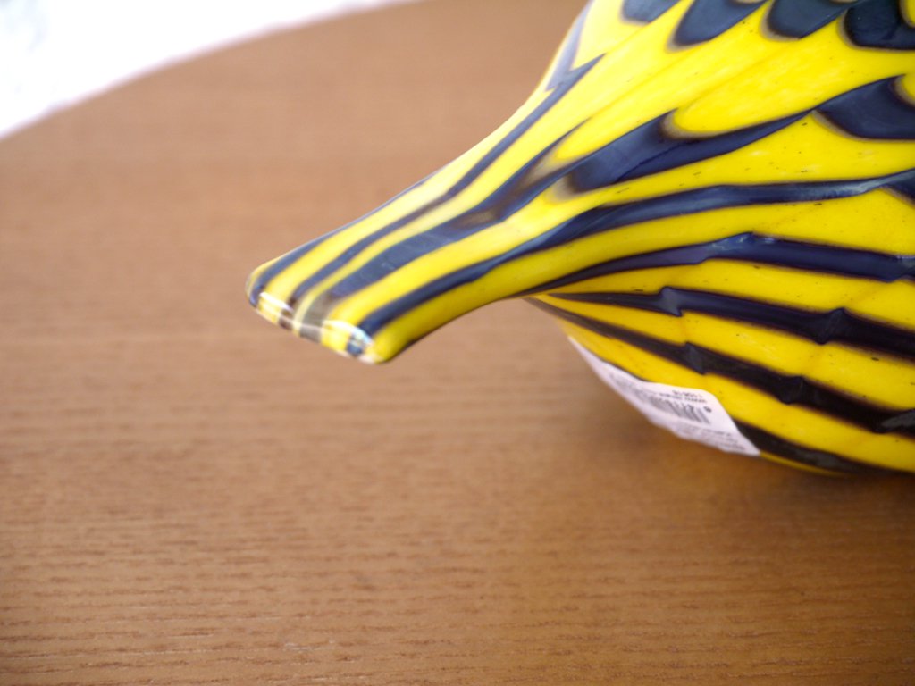 イッタラ バード iittala Bird イエロー グロース Yellow Grouse 2013 Keltariekko オイバ・トイッカ Oiva Toikka フィンランド製 ◇