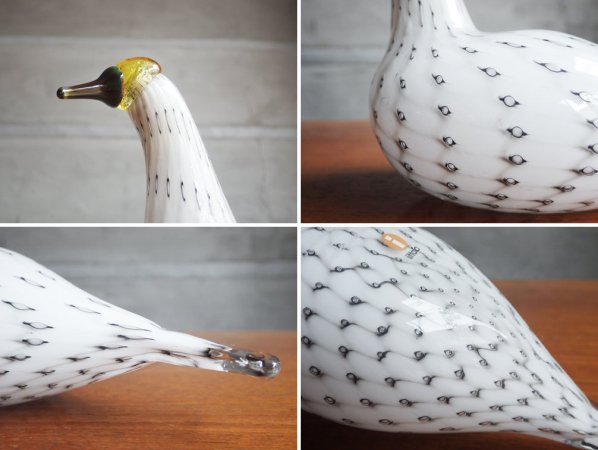 イッタラ iittala イッタラバード Alaska Loon オイバ・トイッカ Oiva Toikka Finn Fest 500個限定 ホワイト 2009 ♪