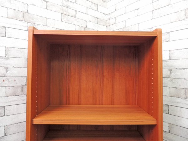 エスエーシーワークス SAC WORKS ブックシェルフ BOOK SHELF チーク材 北欧スタイル ●