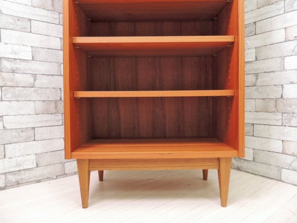 エスエーシーワークス SAC WORKS ブックシェルフ BOOK SHELF チーク材 北欧スタイル ●