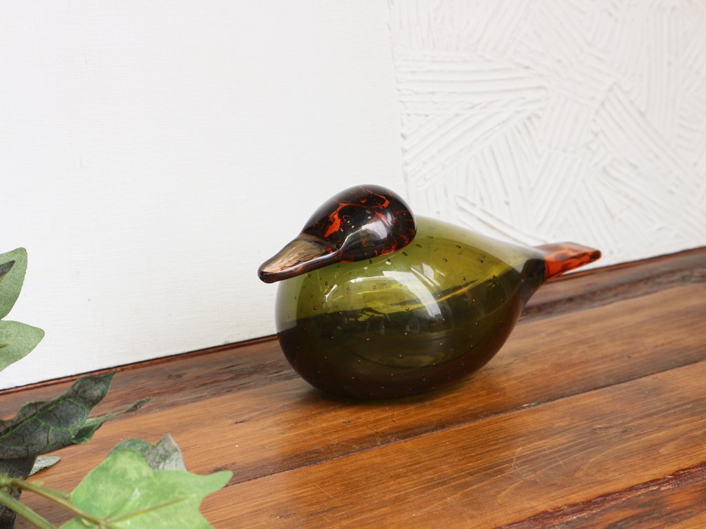 イッタラ iittala イッタラバード Birds by Toikka グラスエイダー Grass Eider グリーン 2010年 オイバ・トイッカ Oiva Toikka 北欧雑貨 ◎