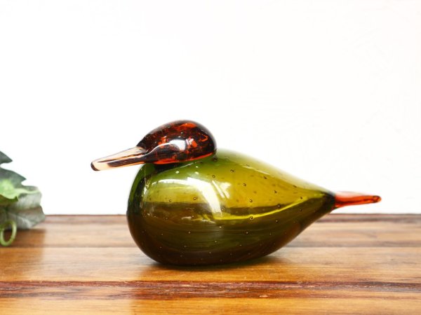 イッタラ iittala イッタラバード Birds by Toikka グラスエイダー Grass Eider グリーン 2010年 オイバ・トイッカ Oiva Toikka 北欧雑貨 ◎