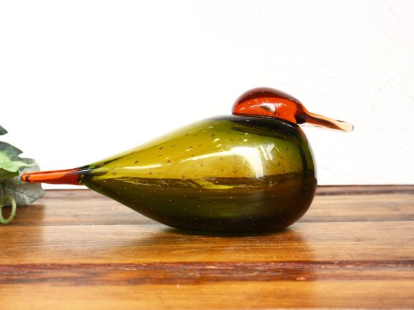 イッタラ iittala イッタラバード Birds by Toikka グラスエイダー Grass Eider グリーン 2010年 オイバ・トイッカ Oiva Toikka 北欧雑貨 ◎