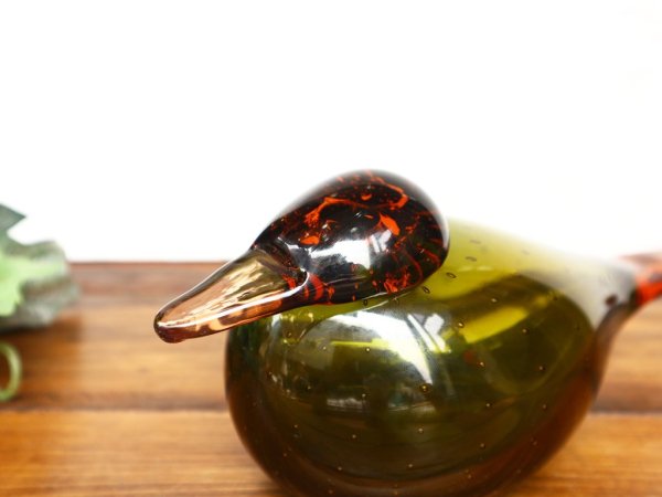 イッタラ iittala イッタラバード Birds by Toikka グラスエイダー Grass Eider グリーン 2010年 オイバ・トイッカ Oiva Toikka 北欧雑貨 ◎