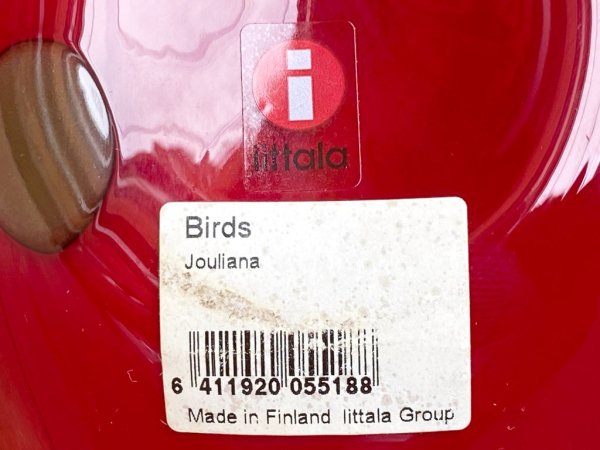 イッタラ iittala イッタラバード ユリアーナ Jouliana レッド 2009 オイバ・トイッカ Oiva Toikka ■