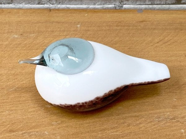 イッタラ iittala イッタラバード スモールスミュウ Small Smew ホワイトxブラウン 2002-06 オイバ・トイッカ Oiva Toikka ■