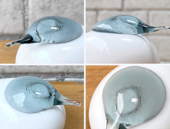 イッタラ iittala イッタラバード スモールスミュウ Small Smew ホワイトxブラウン 2002-06 オイバ・トイッカ Oiva Toikka ■