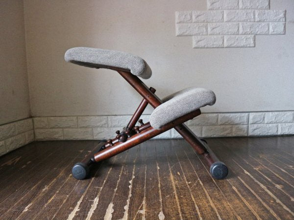 ストッケ STOKKE マルチバランス MALTI balans バランスチェア 学習椅子 グレー×ブラウン 北欧 ノルウェー ◎