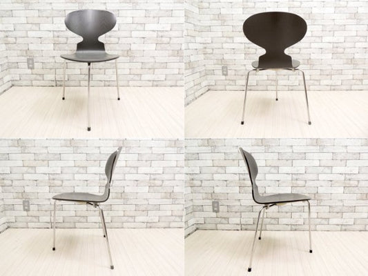 フリッツハンセン Fritz Hansen アントチェア ANT CHAIR アリンコチェア カラードアッシュ 3本脚 アルネ・ヤコブセン デンマーク 北欧家具 ●