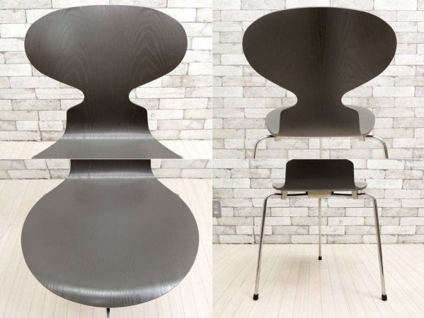 フリッツハンセン Fritz Hansen アントチェア ANT CHAIR アリンコチェア カラードアッシュ 3本脚 アルネ・ヤコブセン デンマーク 北欧家具 ●