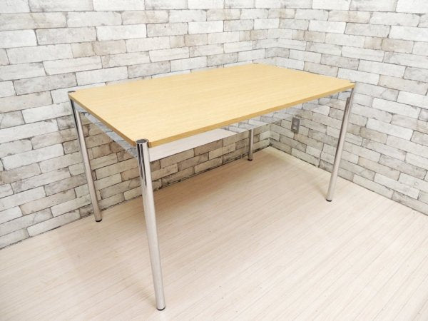 USM モジュラーファニチャー USMハラー テーブル USM Haller Table ワーキングテーブル カンファレンステーブル ダイニングテーブル デスク オーク材 ナチュラル天板 ●