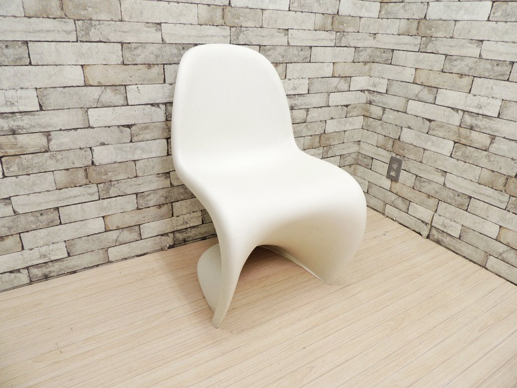 ヴィトラ vitra パントンチェア Panton Chair ホワイト ヴェルナー・パントン Panton スタッキングチェア ミッドセンチュリー スペースエイジ B ●