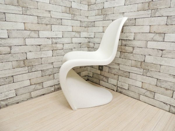 ヴィトラ vitra パントンチェア Panton Chair ホワイト ヴェルナー・パントン Panton スタッキングチェア ミッドセンチュリー スペースエイジ B ●