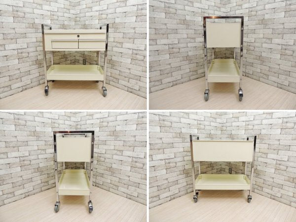 ダルトン DULTON ヘビーデューティ トローリー HEAVY DUTY TROLLEY キャスターワゴン ツールボックス 鍵付き ●