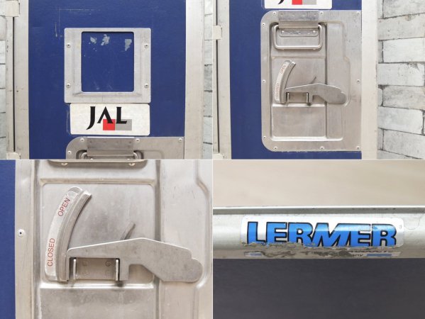 ジャパンエアライン JAPAN AIRLINES JAL ミールカート サービストローリー  機内食運搬用 ハーフサイズ NORDSKOG INDUSTRIES INC.製 什器 希少 ●