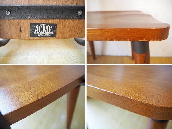 アクメ ファニチャー ACME Furniture インダストリアル ダイニングチェア 無垢材 アイアン USビンテージ アクメオリジナル家具 ★