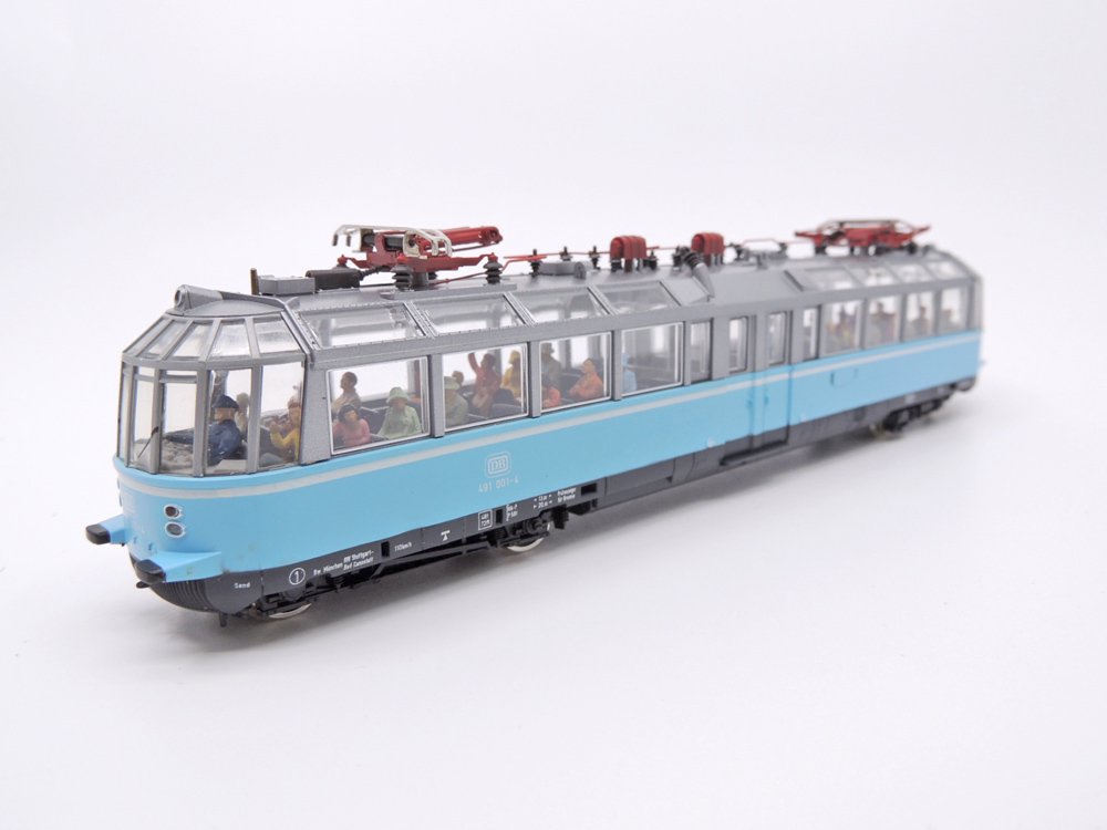 ロコ ROCO HOゲージ 鉄道模型 43525 ガラス展望電車 ドイツ 希少品 ●