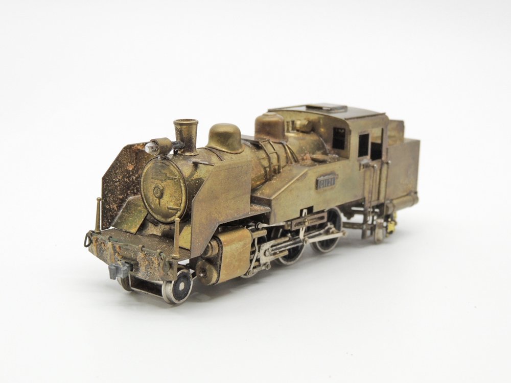 メーカー不明 真鍮 蒸気機関車 C112F HOゲージ カワイモデル KAWAI MODEL 箱付 鉄道模型 ●