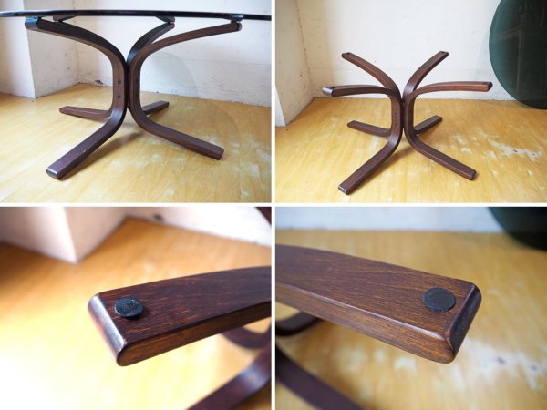 ウェストノーファ Westnofa シエスタ ベントウッド ビーチ材 Bentwood コーヒーテーブル Coffee table 曲木 センターテーブル ノルウェー ★