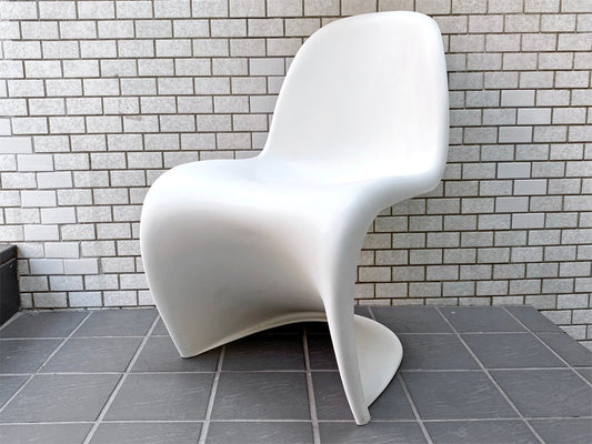 ヴィトラ vitra パントンチェア Panton Chair ホワイト ヴェルナー・パントン Panton スタッキングチェア スペースエイジ ミッドセンチュリー ■