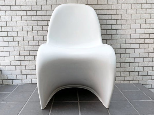 ヴィトラ vitra パントンチェア Panton Chair ホワイト ヴェルナー・パントン Panton スタッキングチェア スペースエイジ ミッドセンチュリー ■