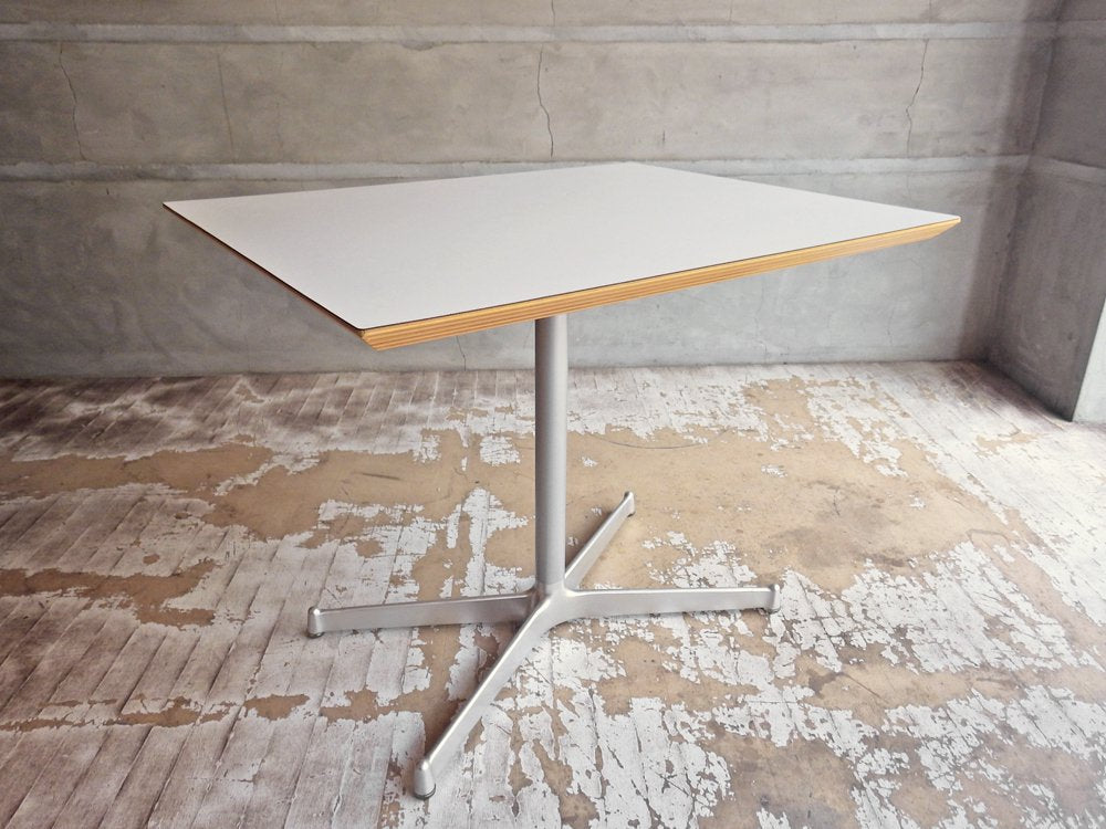 ディーアンドデパートメント D&DEPARTMENT カフェテーブル Cafe Table クロームメッキ X脚 ミッドセンチュリー A♪