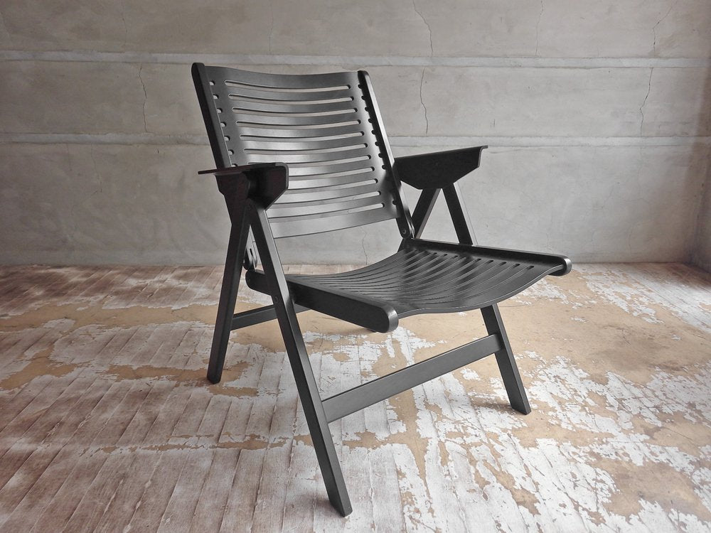 レックス ラウンジチェア REX LOUNGE CHAIR フォールディング プライウッド 折畳みチェア ニコ・クラリ Niko Kralj ブラック 定価49,500円 ♪