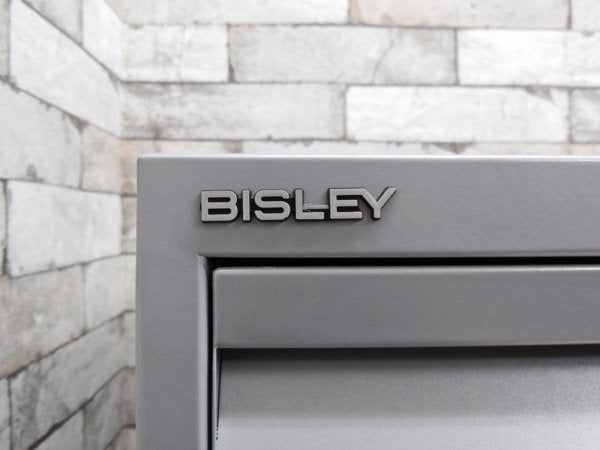 ビスレー BISLEY ラテラル LATERAL 08C303H ファイリングキャビネット シルバー W80cm 受注生産品 抽斗3杯 カギ付 オフィス家具 英国 C ●